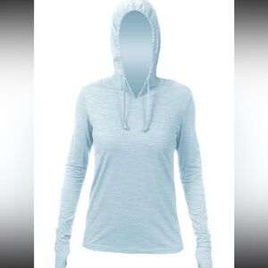 ANETIK Breeze Tech Hoody Sky Blue Surf Fish Outdoors $75